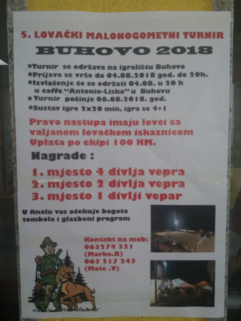buhovo, lovački turnir