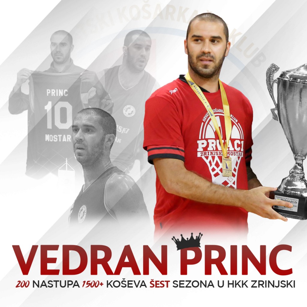HKK Zrinjski, Vedran Princ