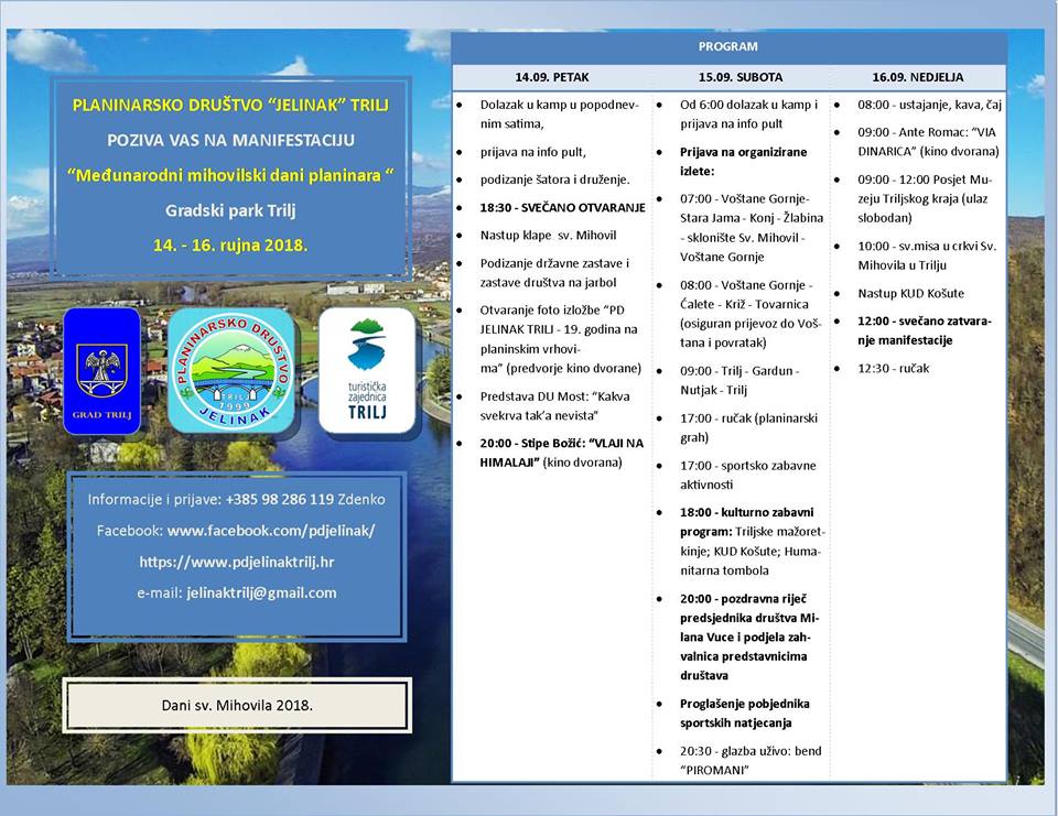 planinari, PD Jelinak Trilj 