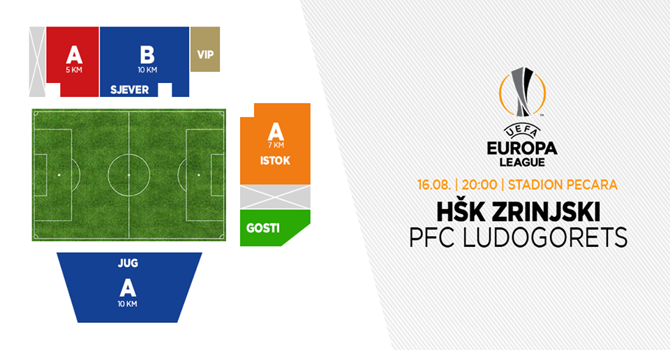 Stadion HŠK Zrinjski, Ludogorec, prodaja ulaznica, HŠK Zrinjski, Ludogorec