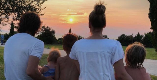 luka i vanja modric sa obitelji