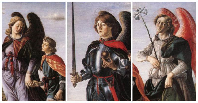 Sveti Gabriel , Sveti Mihael, Sveti Rafael
