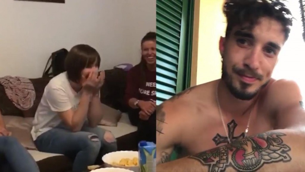 Šime Vrsaljko, vatrena navijačica , navijačica