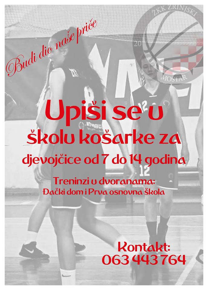 ŽKK Zrinjski 2010, upis