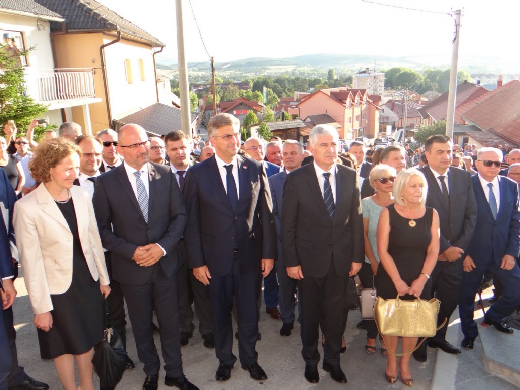 dr. Dragan Čović, Andrej Plenković, Livno