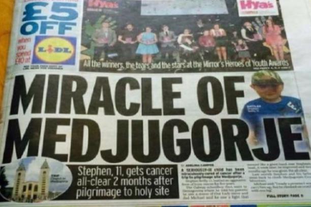 Međugorje: Dječak ozdravio od raka kostiju na Brdu ukazanja