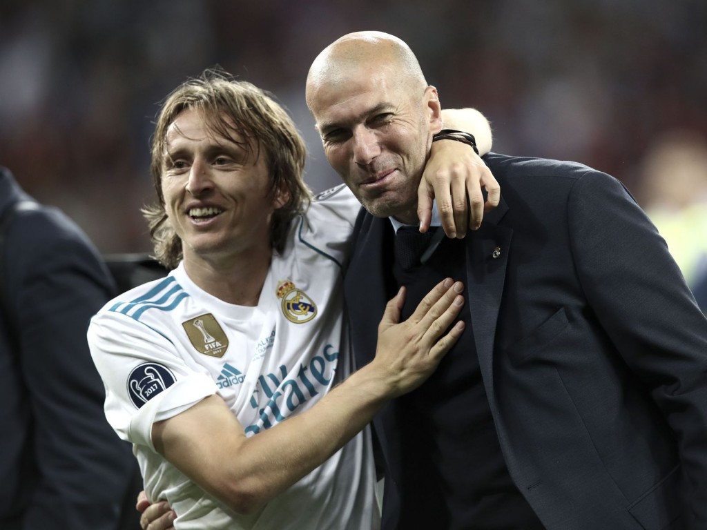Luka Modrić, Zinedine Zidane, Juventus, Real Madrid