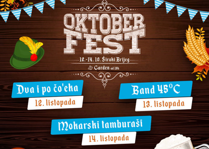 Prvi Oktoberfest u Širokom Brijegu donosi tri dana odlične zabave