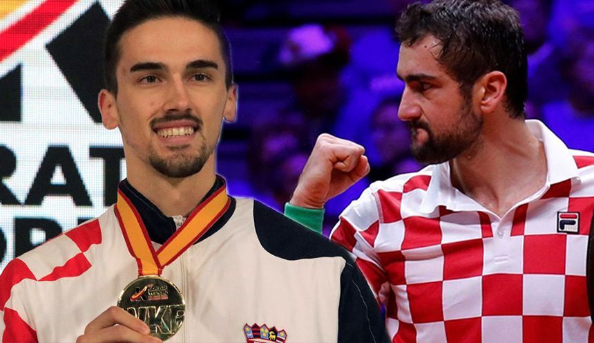 Ivan Kvesić karate, Marin Čilić