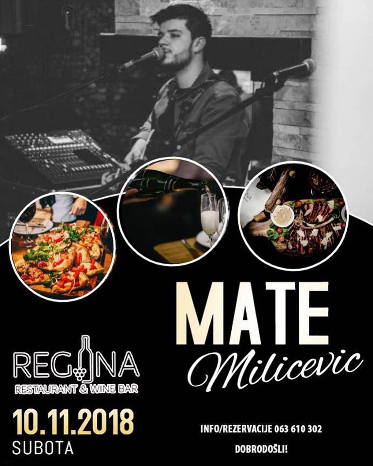Wine Bar Regina, Mate Milićević