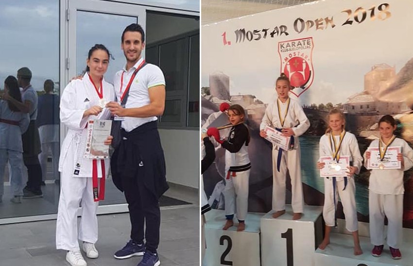 karate klub široki u bijelom polju