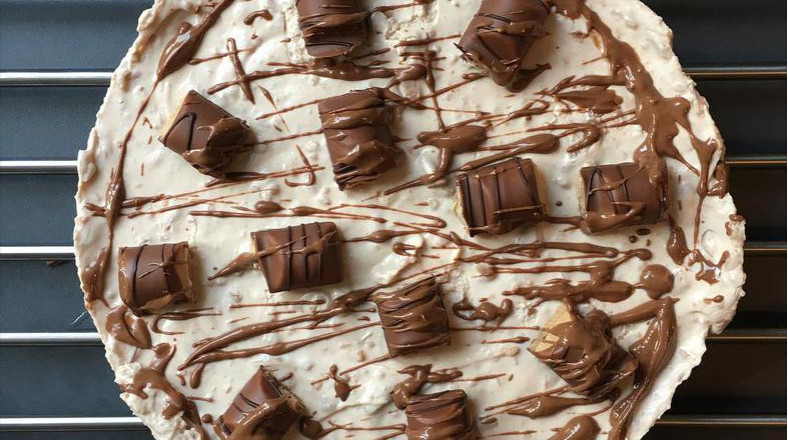 kinder bueno, cheesecake torta