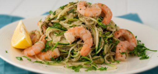 kozice, tjestenine, slani recepti