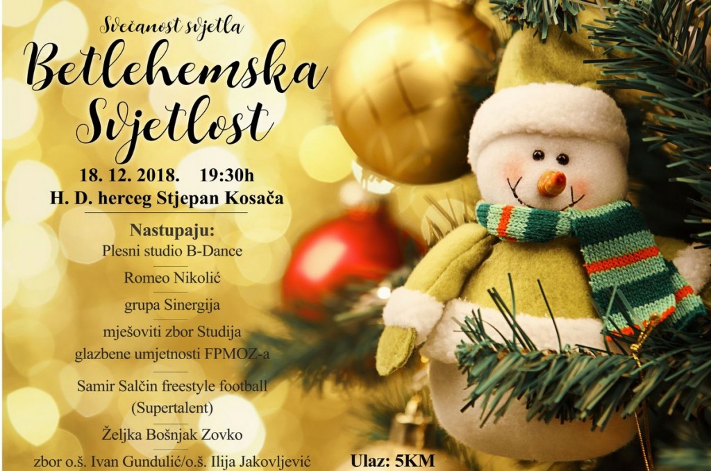 Betlehemska svjetlost, Mostar