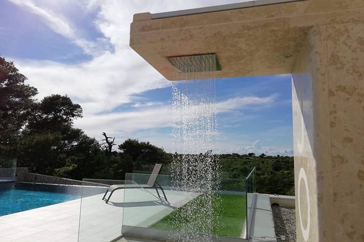 kameni tuševi, zagrijavanje vode