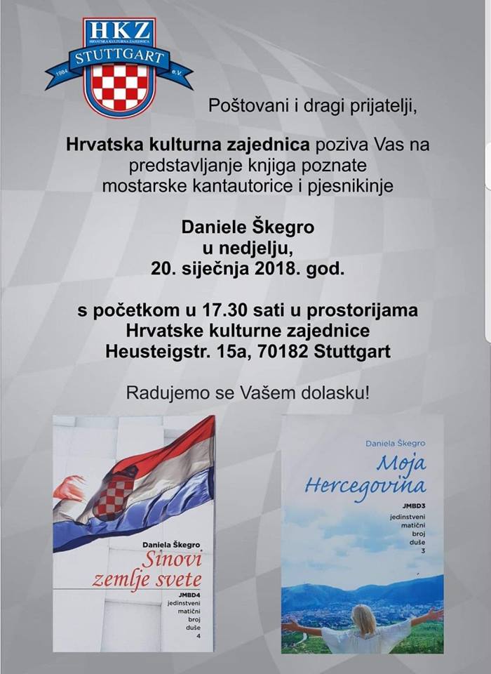 moja hercegovina, sinovi zemlje svete, Daniela Škegro