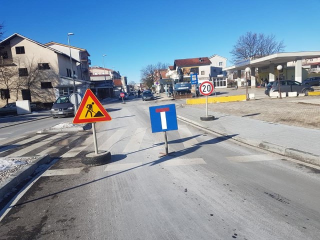 Zatvorena cesta u Međugorju