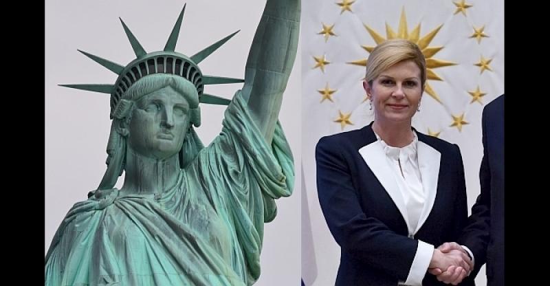 Kolinda Grabar Kitarović, Kip slobode