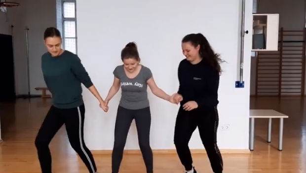 Slavonke, ples u kolu