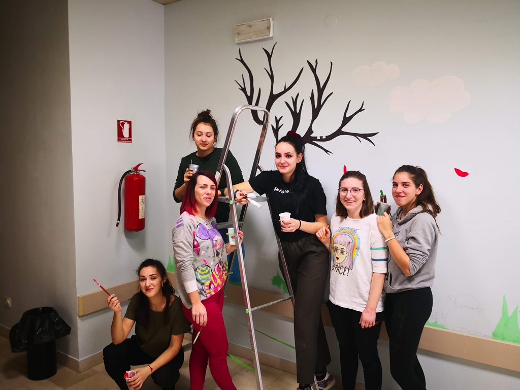 oslikavanje, klinika