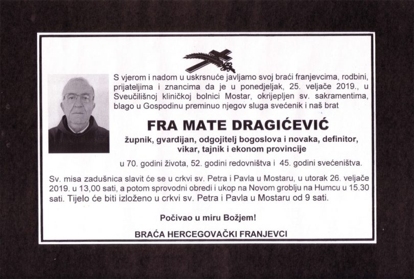 fra Mate Dragićević