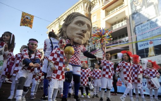 Luka Modrić, maškare