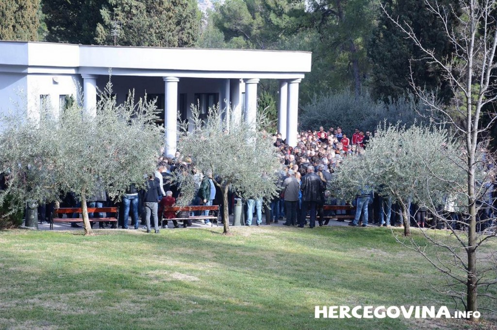 Krešimir Bandić, Stadion HŠK Zrinjski, NK Široki Brijeg, sahrana