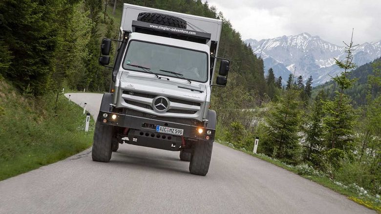 Mercedes, Unimog, kuća putujuća