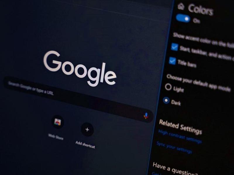 dark mode google chrome