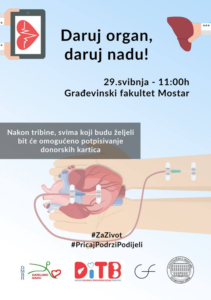 tribina, nada, darivanje organa