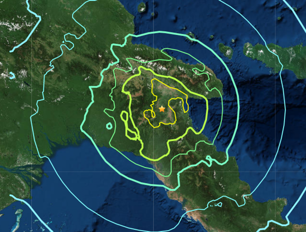 Potres jačine 7,2 stupnjeva po Richteru pogodio Papuu Novu Gvineju