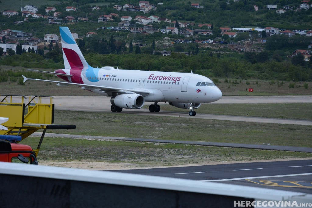 Zračna luka Mostar, Njemačka, Eurowings , Zračna luka Mostar, Eurowings 