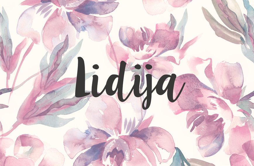 ime Lidija, osobnost