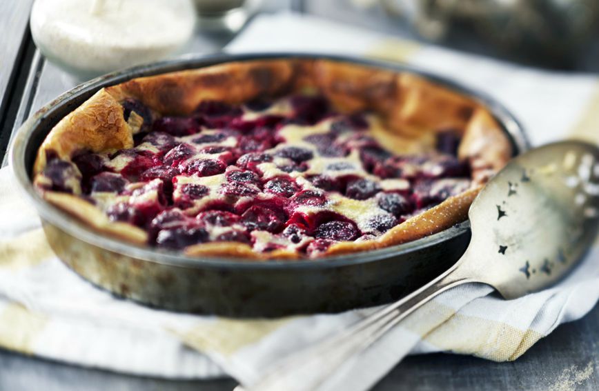 francuski kolač, recept, trešnje