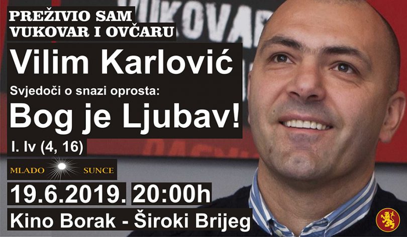 Široki Brijeg: Predavanje hrvatskog branitelja Vilima Karlovića