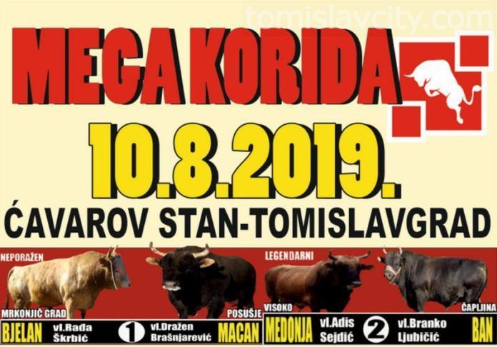 korida, borba bikova, Tomislavgrad