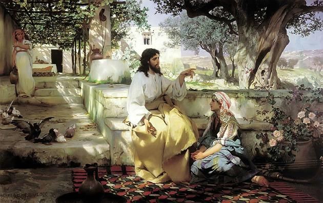 Marta i Marija, Isus Krist