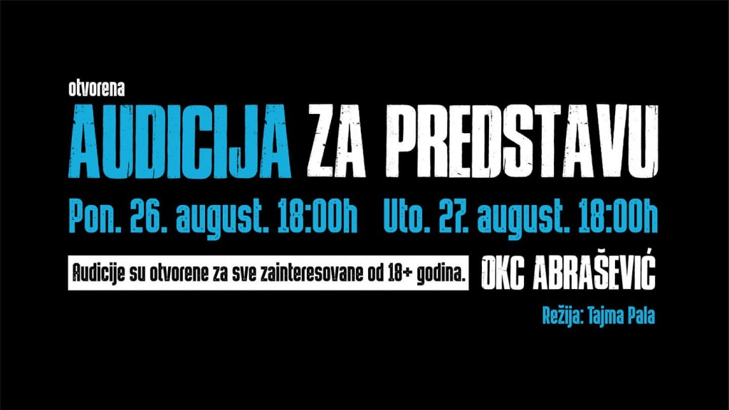 kultura, Tajma Pale, mostarka, okc abrasevic, novosti, nova predstava