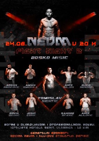 Boško Mišić, BK"Kralj Tomislav", fight night 2