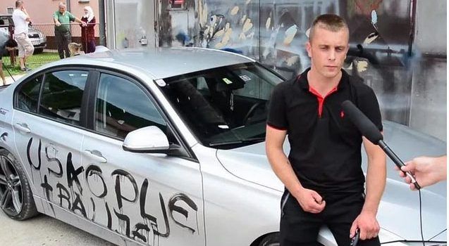 Adis Pokvić, GornjI Vakuf/Uskoplje, uvredljivi grafiti, mup sbž