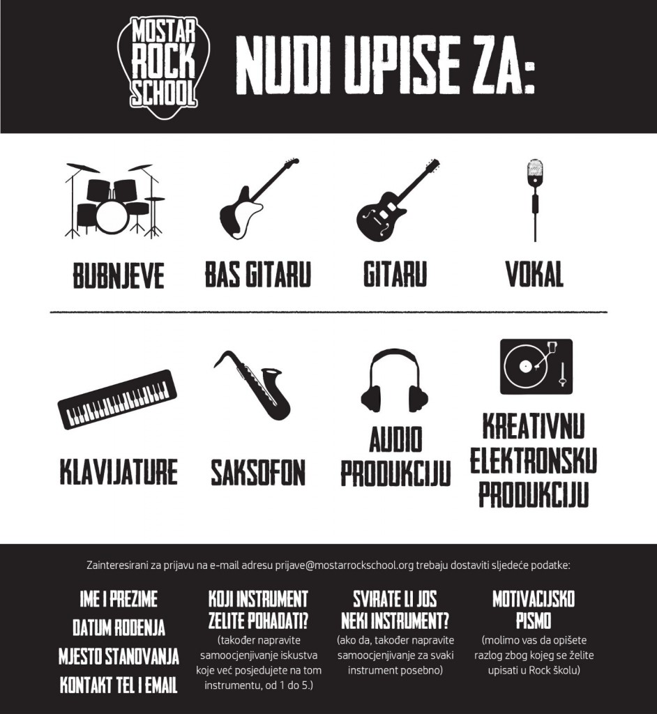mostar rock school, Mostar