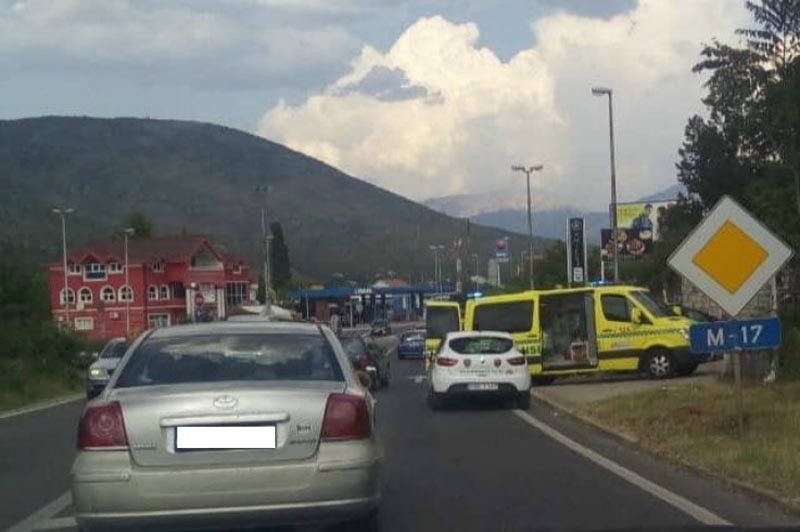 teža prometna nezgoda