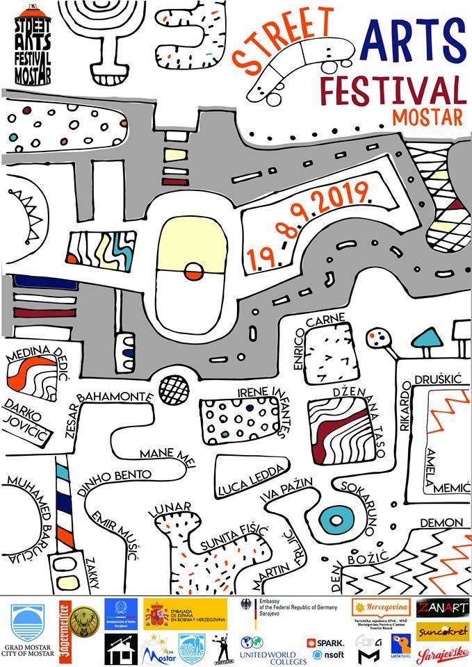 kultura, Mostar Street Festival, ilustracija, Maja Rubinić, Iris Ivković, umjetnost, slikarstvo, slikarica, Mostar Street Festival, Street Arts Festival, Mostar, kultura