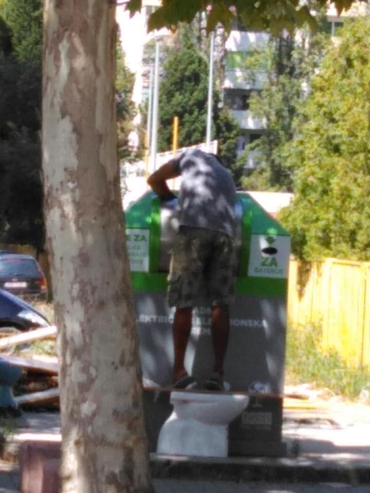 Mostar, Smeće, kontejneri
