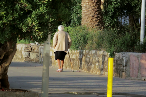 šetnja, starost, žene