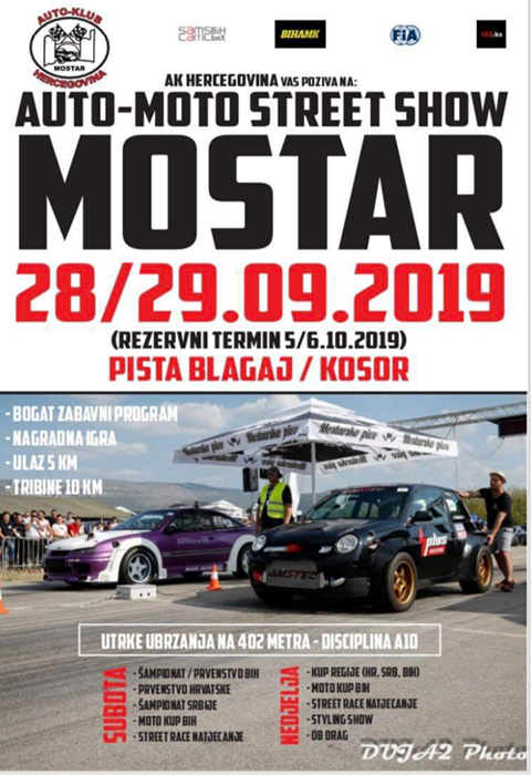 auto moto utrka, Mostar