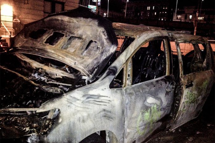 izgorio automobil, Čapljina