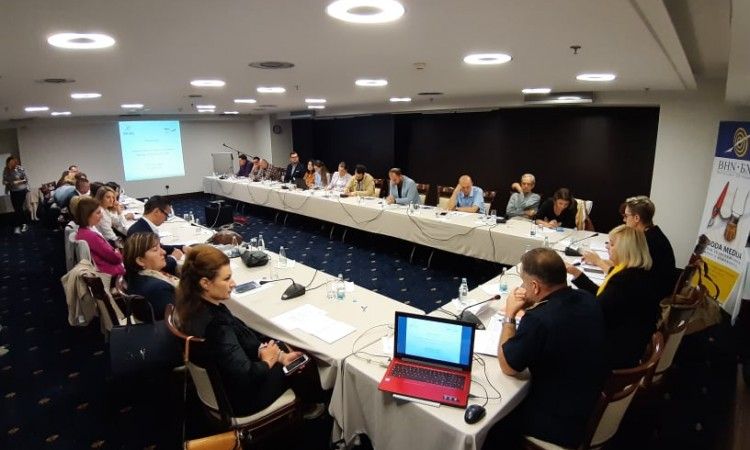 skup, Udruženje BH novinari, novinari, BIH, novinari, mup usž , IOM