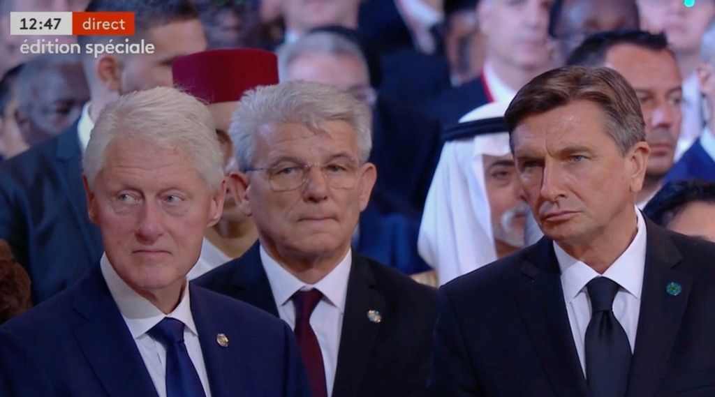 Šefik Džaferović, Bill Clinton, Pariz