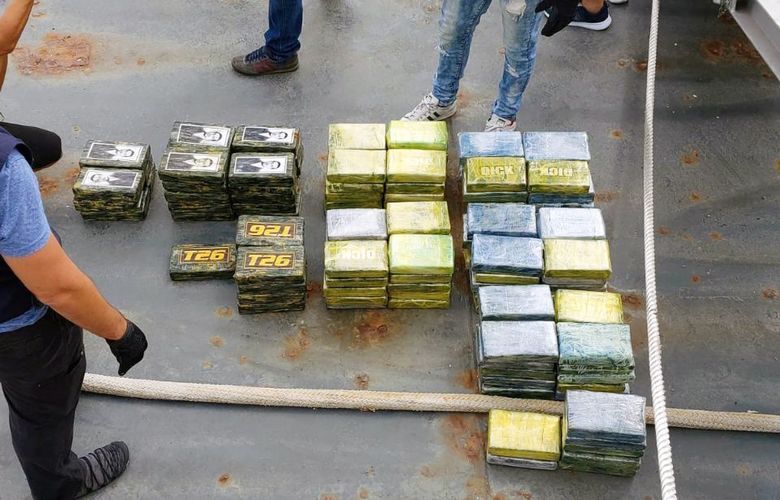 akcija, Atlanski ocean, droga, zapljena droge 